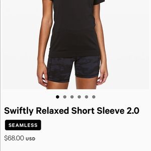 Lululemon Swiftly Relaxed short sleeve